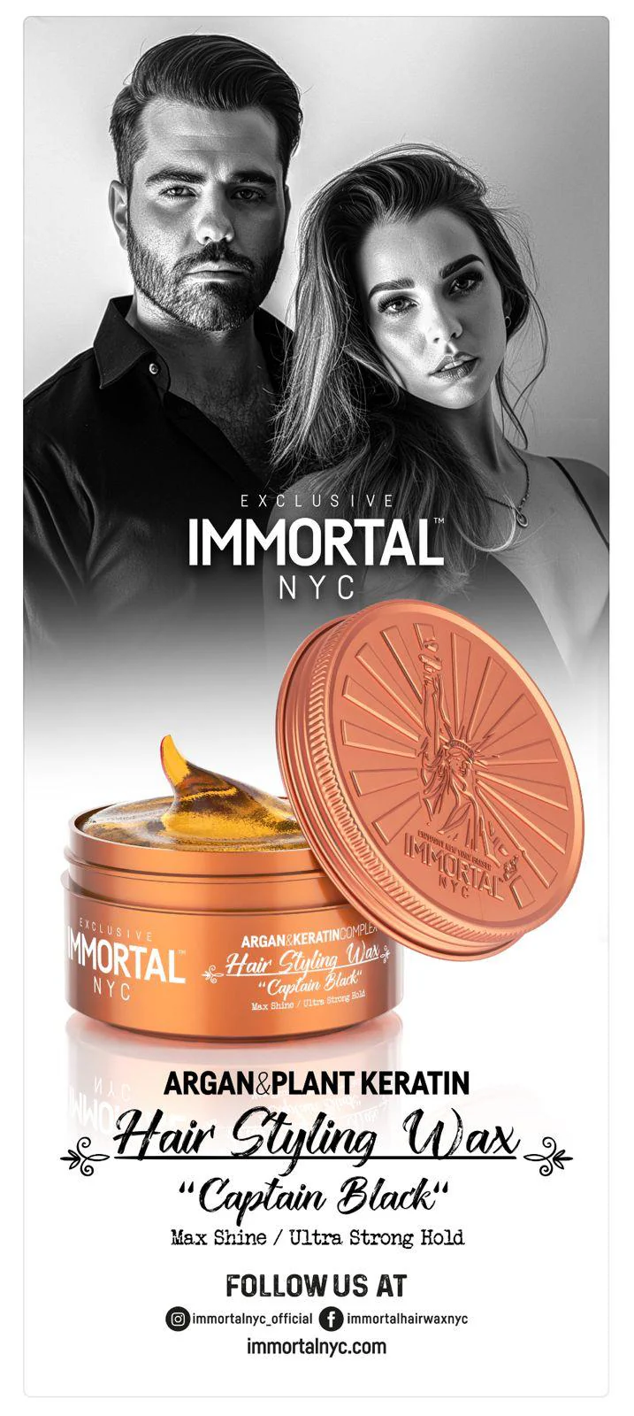 ''Captain Black'' Hair Styling Wax - Image 7