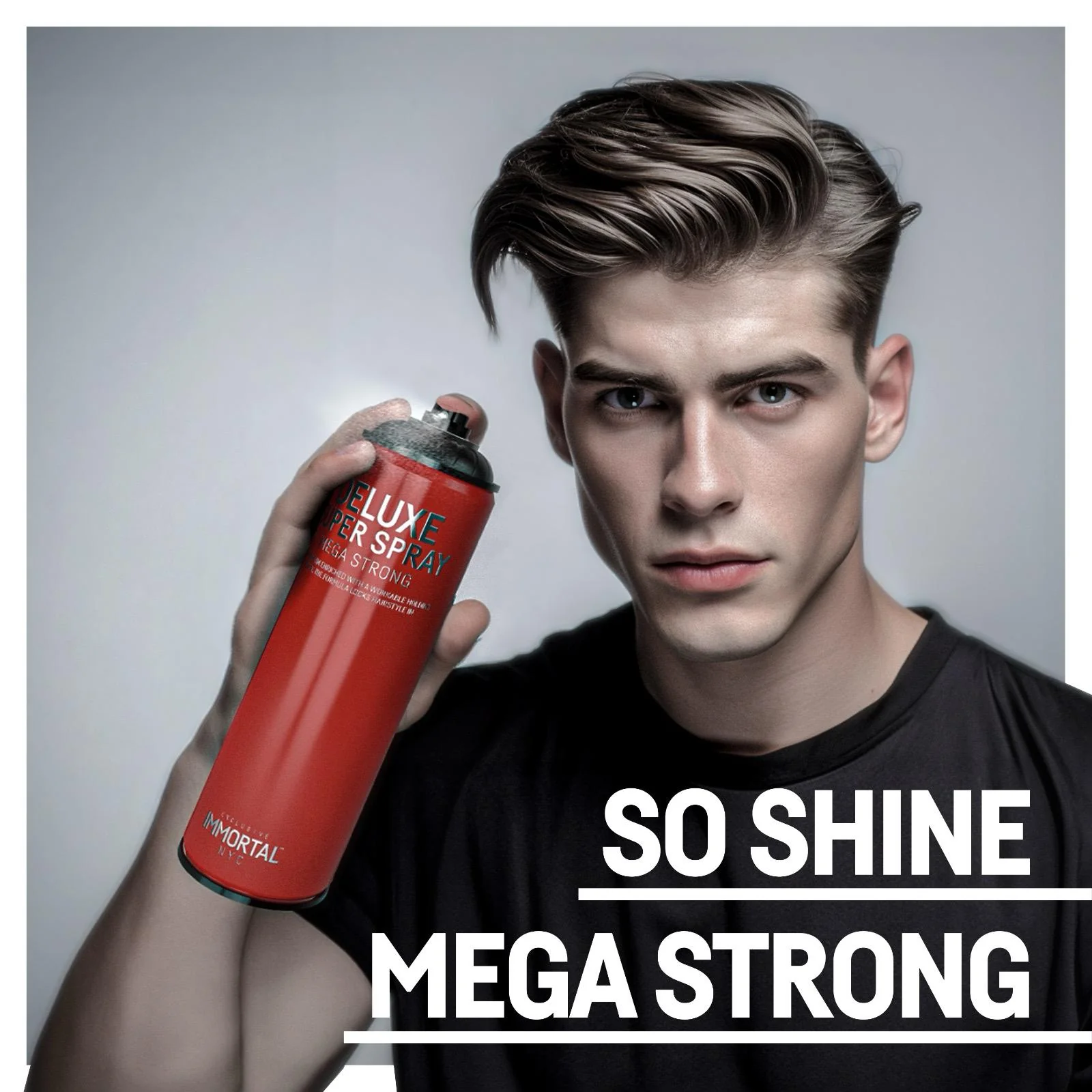 'Deluxe Super Strong Hair Spray' Shine Look/500ml - Image 7