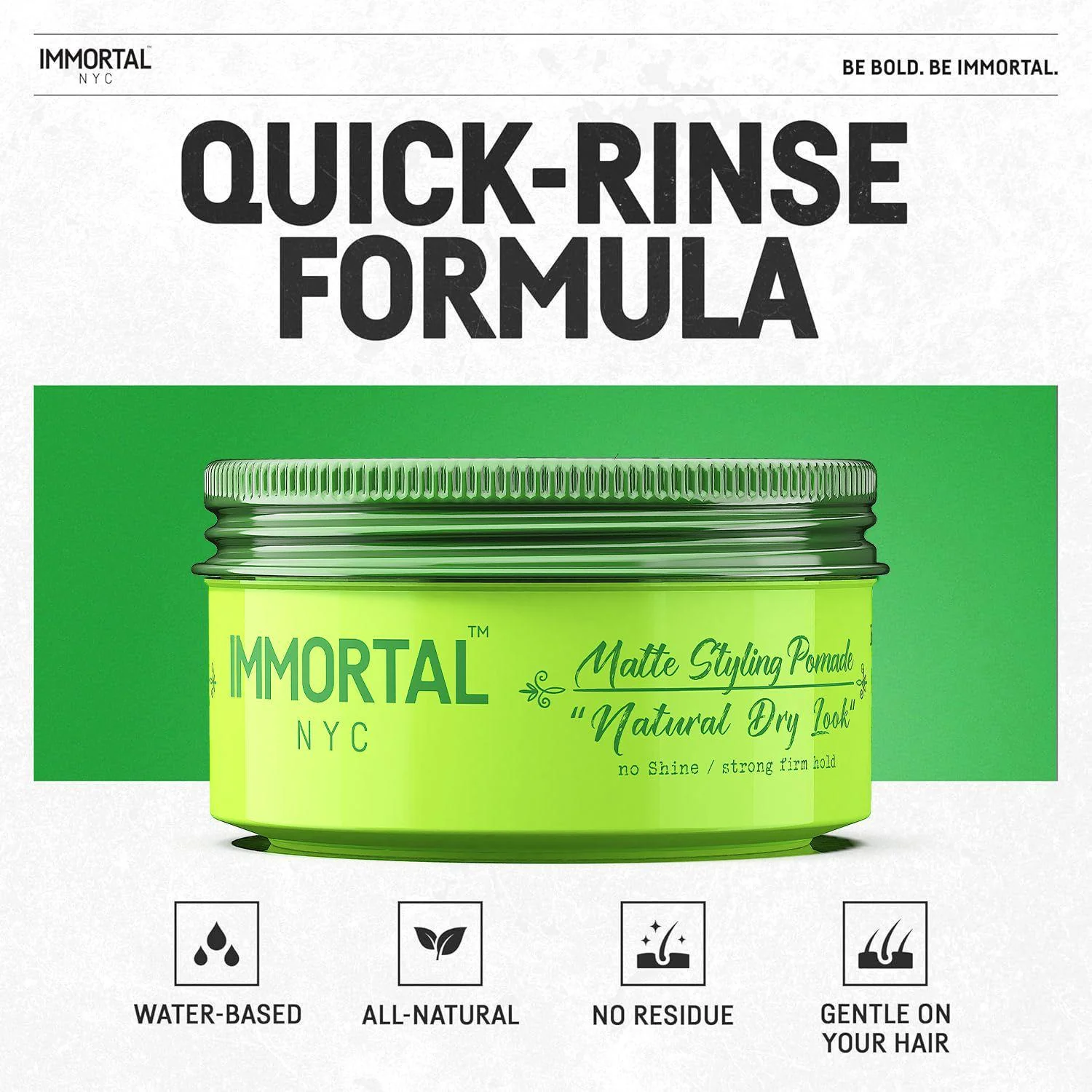 Matte Styling Pomade "Natural Dry Look" - Image 4