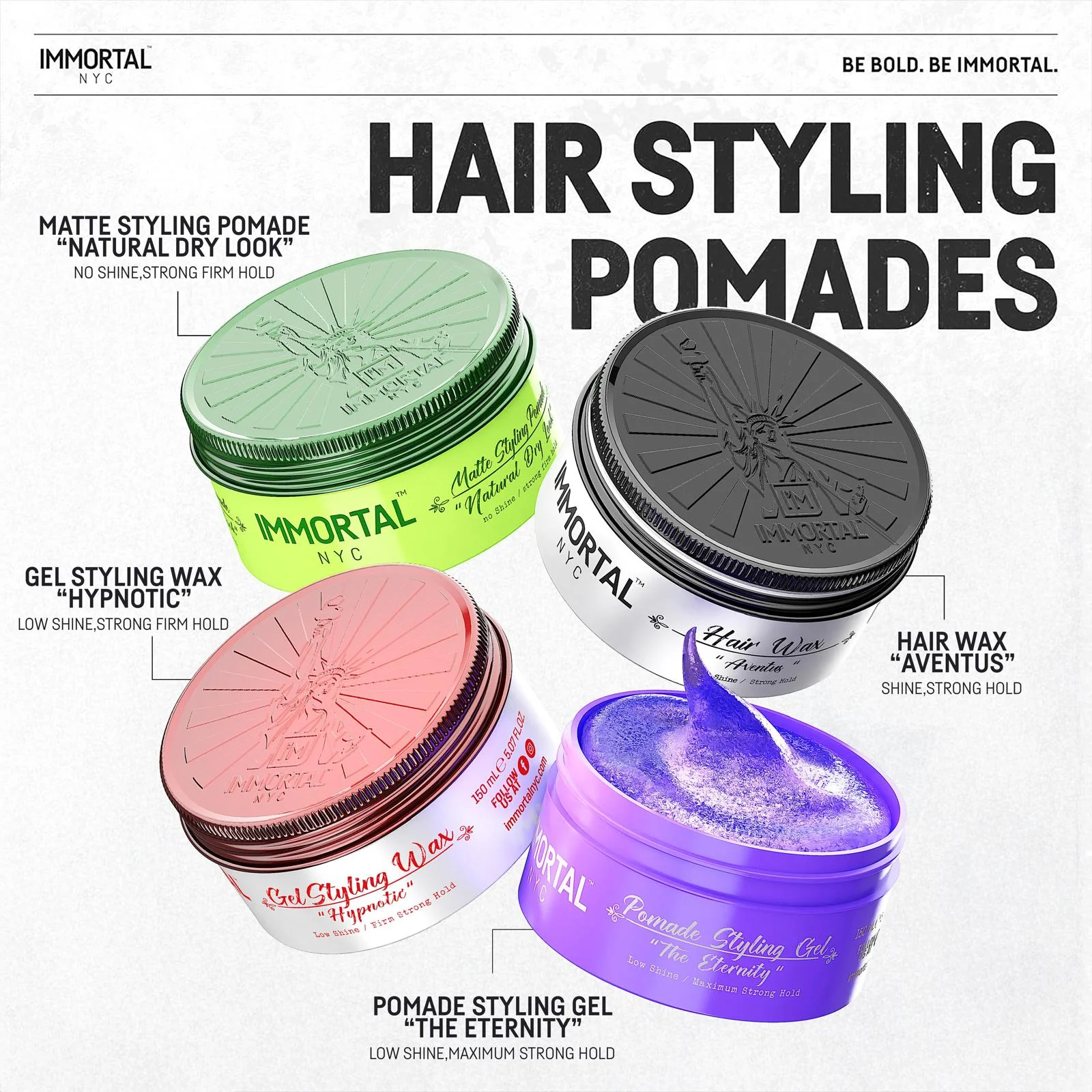 Matte Styling Pomade "Natural Dry Look" - Image 7