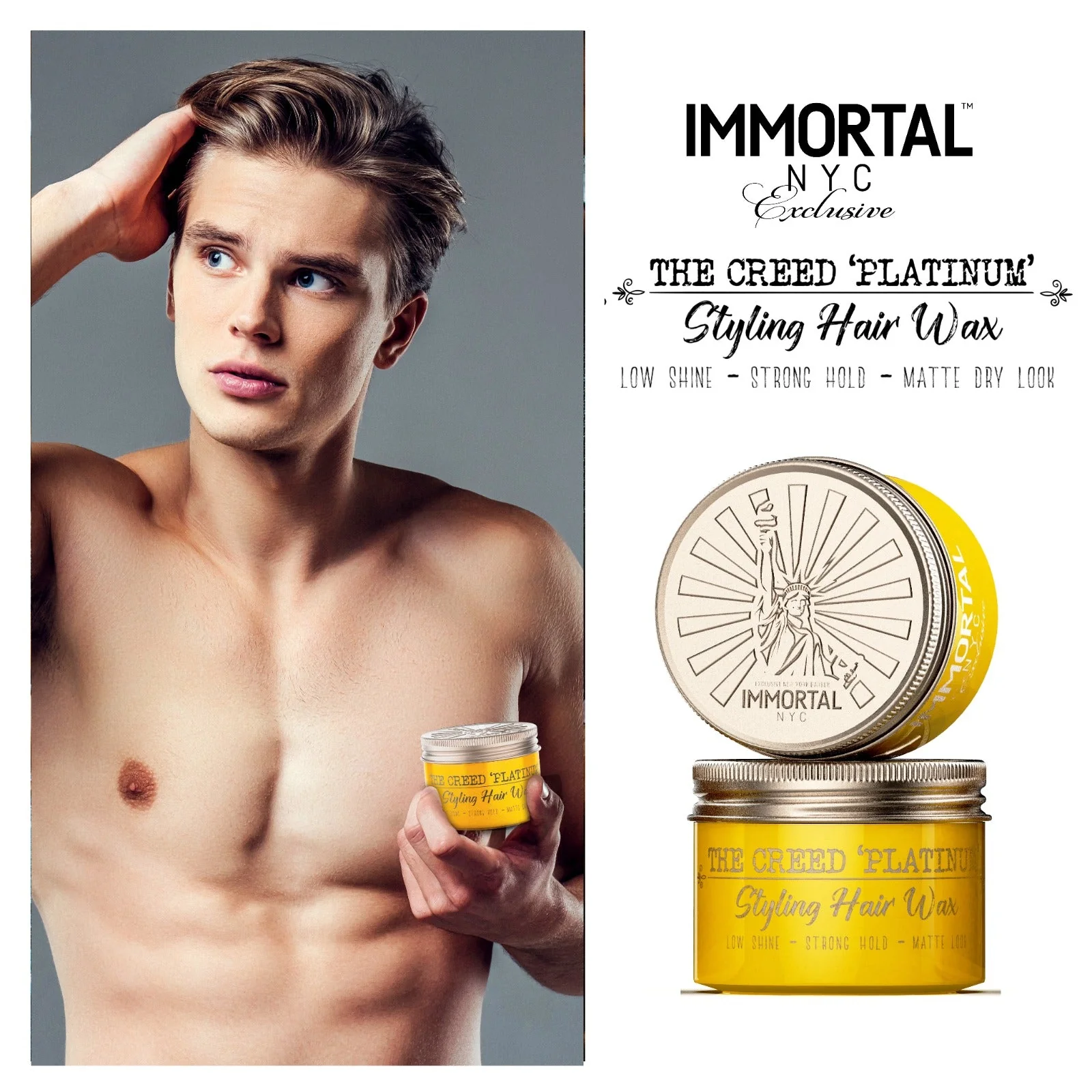 The Creed Platinum Styling Hair Wax (travel-size) - Image 7