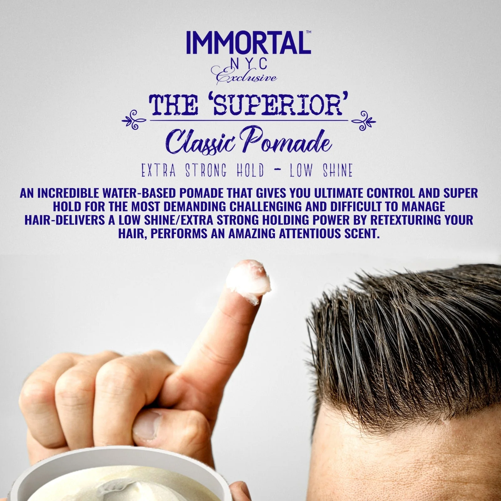 The "Superior" Classic Pomade (travel-size) - Image 6